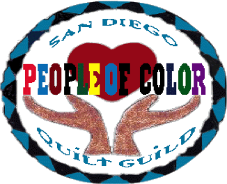 San Diego People of Color Quilt Guild Logo
